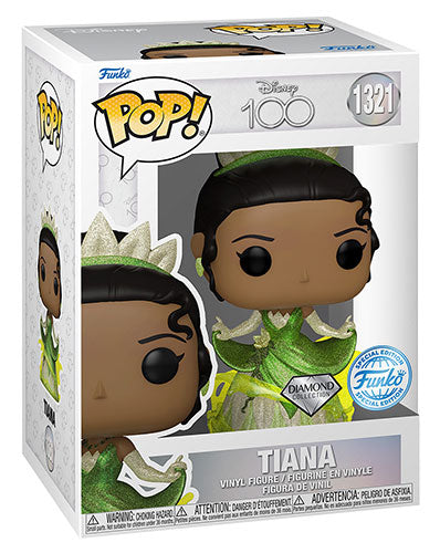 Funko Pop ! Disney 100Th - (1321) Tiana Diamond Vinyl Anniversary Princess 9Cm