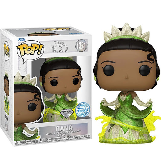 Funko Pop ! Disney 100Th - (1321) Tiana Diamond Vinyl Anniversary Princess 9Cm