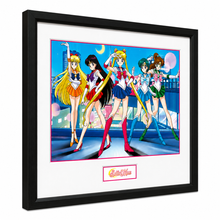 Sailor Moon And Friends Cornice Quadro Collector Print 30x40cm