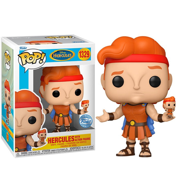 Funko Pop ! Disney Hercules (1329) Hercules W/Action Figure Special Edition 9Cm