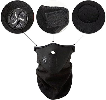 Mascherina Maschera Neoprene Antismog Anti-Smog Scaldacollo Casco Moto Bici Sci