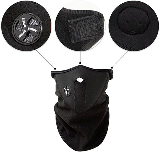 Mascherina Maschera Neoprene Antismog Anti-Smog Scaldacollo Casco Moto Bici Sci