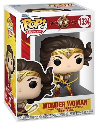 Funko Pop ! Movies The Flash - (1334) Wonder Woman Vinyl Figure 9Cm Film Dc 2023