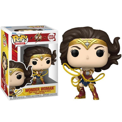 Funko Pop ! Movies The Flash - (1334) Wonder Woman Vinyl Figure 9Cm Film Dc 2023