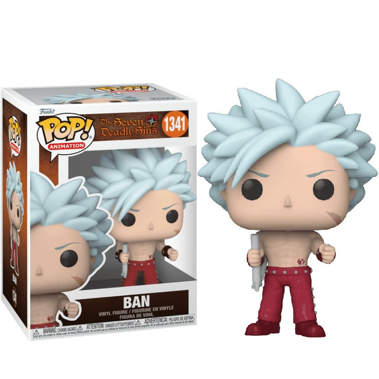 Funko Pop ! Animation Seven Deadly Sins (1341) Ban Vinyl Figure 9Cm Anime