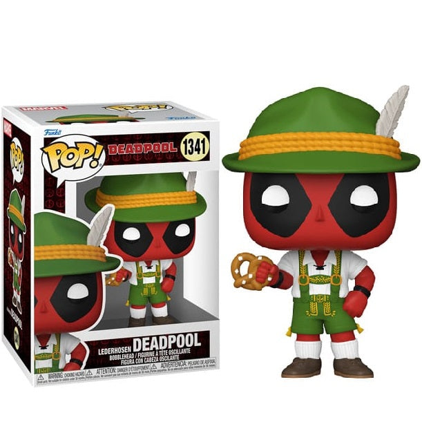 Funko Pop ! Marvel Deadpool Parody - (1341) Lederhosen Deadpool Figure 9Cm