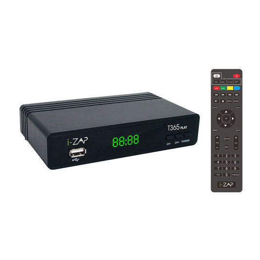 I-Zap Decoder T365 Play Dvbt2 Hevc 10 Bit Hd Ota Usb Digitale Terrestre Hd Tv