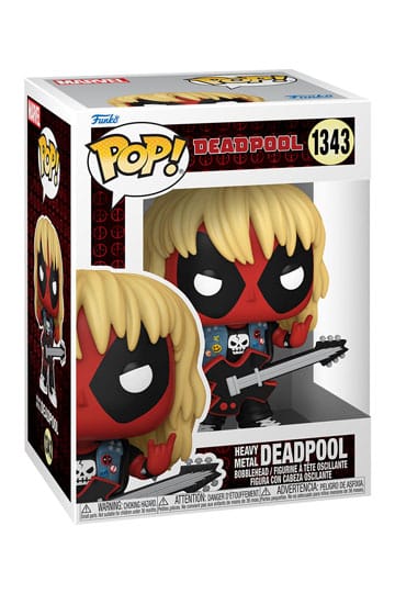 Funko Pop ! Marvel Deadpool Parody (1343) Heavy Metal Deadpool Vinyl Figure 9Cm