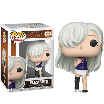 Funko Pop ! Animation Seven Deadly Sins (1343) Elizabeth Vinyl Figure 9Cm Anime