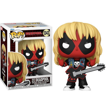 Funko Pop ! Marvel Deadpool Parody (1343) Heavy Metal Deadpool Vinyl Figure 9Cm