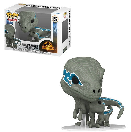 Funko Pop ! Movies Jurassic World Dominion - Velociraptors Blue & Beta (1212)