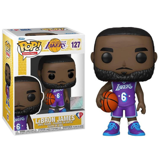 Funko Pop ! Basket Nba Los Angeles Lakers - (127) Lebron James Away Jersey 9Cm