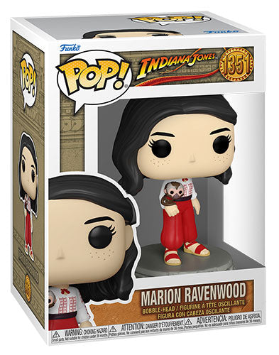 Funko Pop ! Movies - Indiana Jones - (1351) Marion Ravenwood Vinyl Figure 9Cm