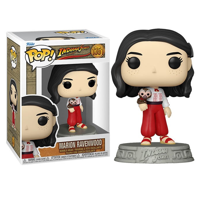 Funko Pop ! Movies - Indiana Jones - (1351) Marion Ravenwood Vinyl Figure 9Cm
