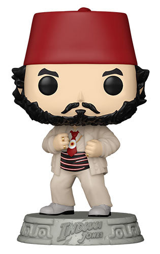 Funko Pop ! Movies Indiana Jones - (1352) Sallah Vinyl Figure 9Cm Statua Nuovo