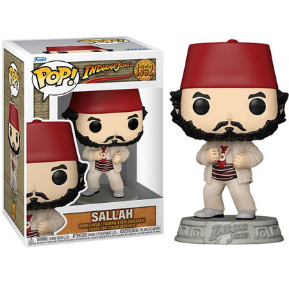 Funko Pop ! Movies Indiana Jones - (1352) Sallah Vinyl Figure 9Cm Statua Nuovo