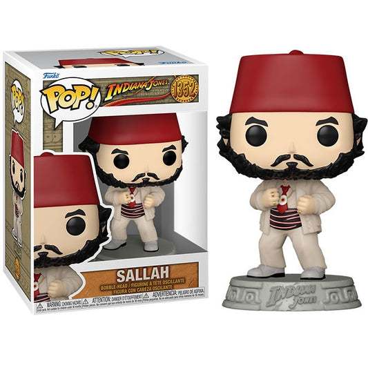 Funko Pop ! Movies Indiana Jones - (1352) Sallah Vinyl Figure 9Cm Statua Nuovo