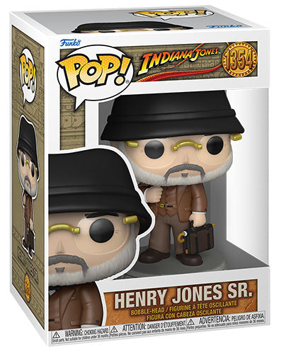 Funko Pop ! Movies - Indiana Jones - (1354) Henry Jones Sr. Vinyl Figure 9Cm