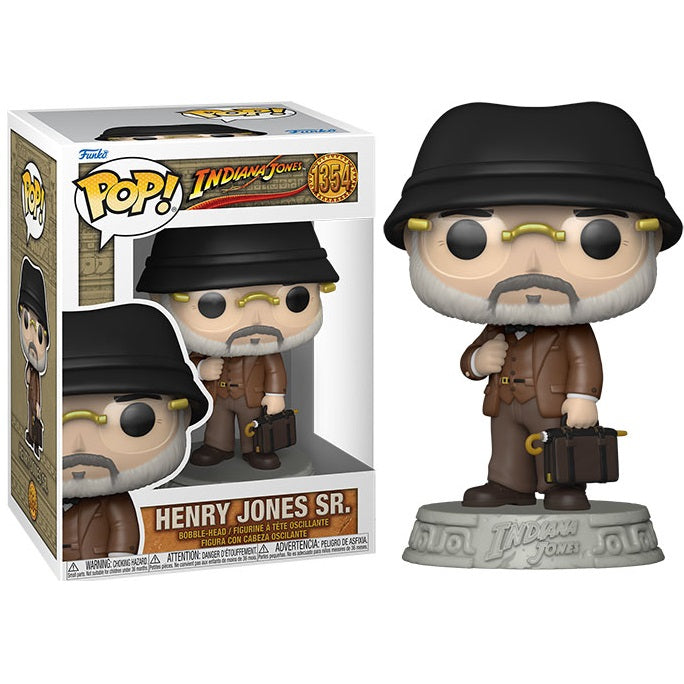 Funko Pop ! Movies - Indiana Jones - (1354) Henry Jones Sr. Vinyl Figure 9Cm