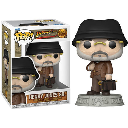 Funko Pop ! Movies - Indiana Jones - (1354) Henry Jones Sr. Vinyl Figure 9Cm