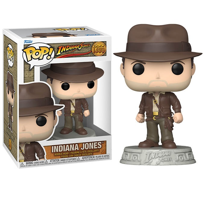 Funko Pop ! Movies Indiana Jones -(1355) Indiana Jones W/Jacket Vinyl Figure 9Cm