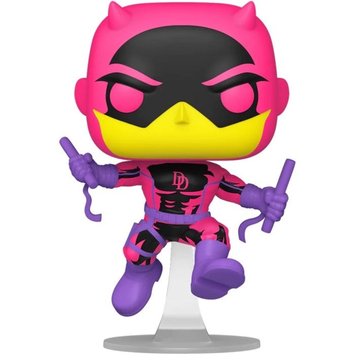 Funko Pop ! Marvel (1360) Daredevil (Blacklight) Special Edition - Figure 9Cm