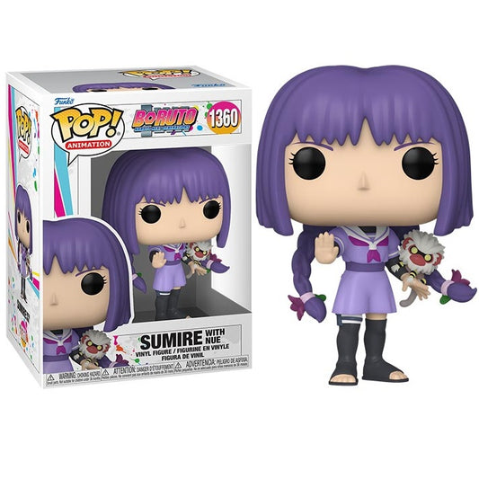 Funko Pop ! Animation Boruto Naruto Next Generations - (1360) Sumire W/Nue 9Cm