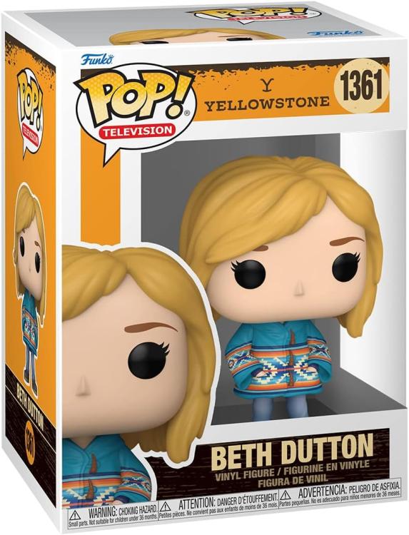 Funko Pop ! Television - Yellowstone : (1361) Beth Dutton Vinyl Figure 9Cm Nuovo