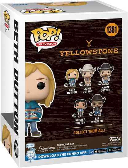 Funko Pop ! Television - Yellowstone : (1361) Beth Dutton Vinyl Figure 9Cm Nuovo