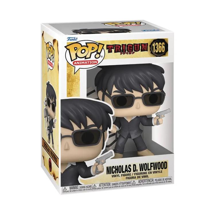 Funko Pop ! Animation Trigun S1 - (1366) Nicholas D. Wolfwood Vinyl Figure 9Cm