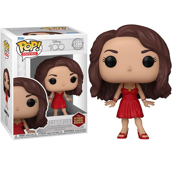 Funko Pop ! Movies Disney 100Th - High School Musical (1366) Gabriella Vinyl 9Cm