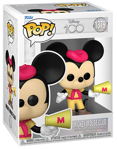 Funko Pop ! Disney 100Th - (1379) Mickey Mouse Club Vinyl Figure 9Cm Topolino