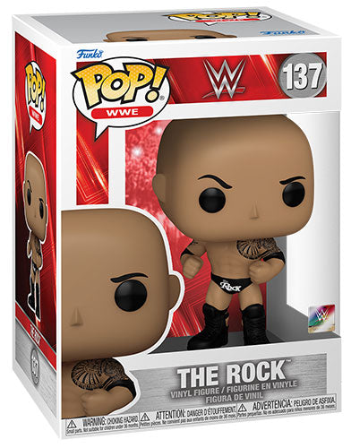 Funko Pop ! Wwe - (137) The Rock (Final) Vinyl Figure 9Cm Wrestling