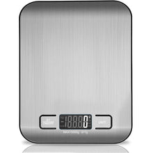 Bilancia Digitale Da Cucina Elettronica Piatto Acciaio Inox Precisione 1gr/5kg