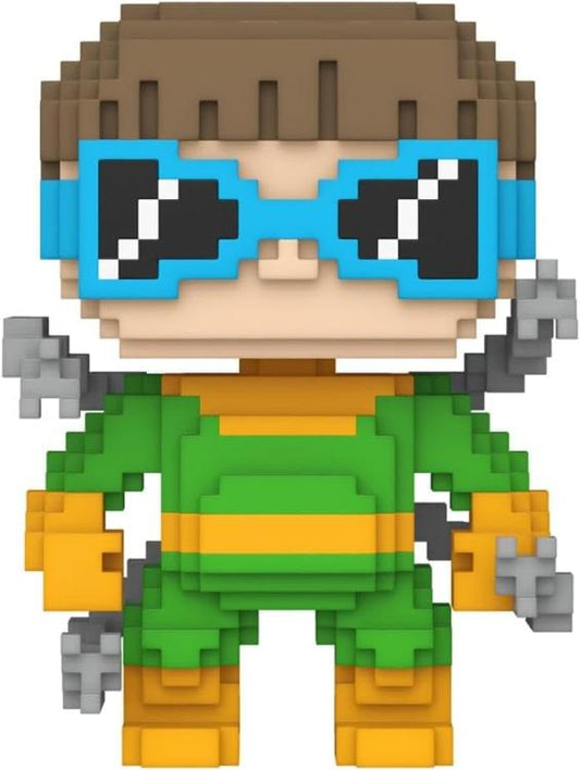 Funko Pop ! Marvel 8-Bit Spider-Man (1389) Doctor Octopus Vinyl Figure 9Cm