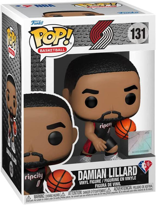 Funko Pop Nba Portland Trail Blazers Damian Lillard (131) Statuetta Vinyl Figure