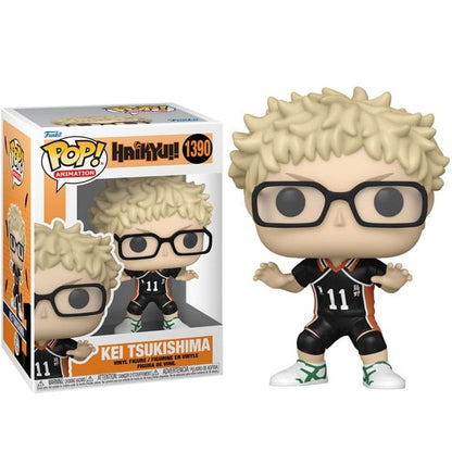Funko Pop ! Animation - Haikyu!! - (1390) Kei Tsukishima Vinyl Figure 9Cm Volley