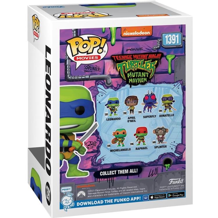 Funko Pop! Movies Tmnt Teenage Mutant Ninja Turtles : Leonardo (1391) Tartarughe