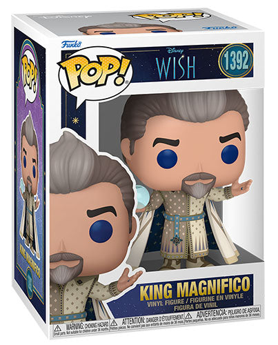 Funko Pop ! Disney Wish (1392) King Magnifico Vinyl Figure 9Cm Statua Collezione