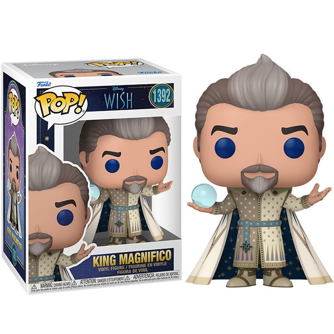 Funko Pop ! Disney Wish (1392) King Magnifico Vinyl Figure 9Cm Statua Collezione