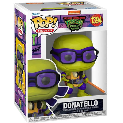 Funko Pop! Movies: Tmnt Teenage Mutant Ninja Turtles Donatello (1394) Tartarughe