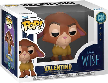 Funko Pop ! Disney Wish (1394) Valentino Vinyl Figure 9Cm Statua Collezione