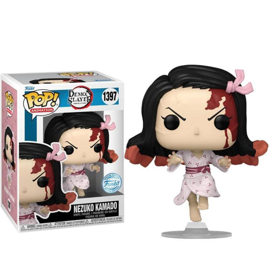 Funko Pop ! Animation Demon Slayer - (1397) Nezuko Kamado (Bloody) Special Exm