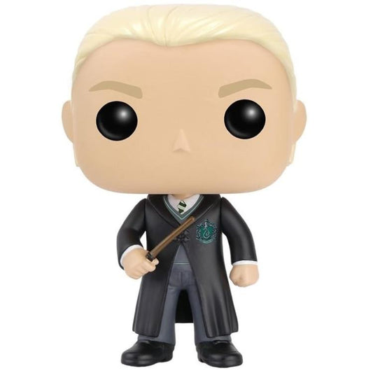Funko Pop ! Harry Potter - (13) Draco Malfoy W  /Bacchetta Vinyl Figure 9Cm