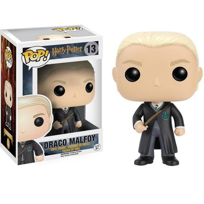 Funko Pop ! Harry Potter - (13) Draco Malfoy W  /Bacchetta Vinyl Figure 9Cm