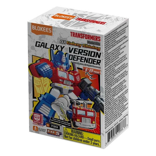 Blokees - Transformers - Model Kit -  Galaxy Shining 01 - Galaxy Version Defender (1 Pz Random) - Action Figure 71301