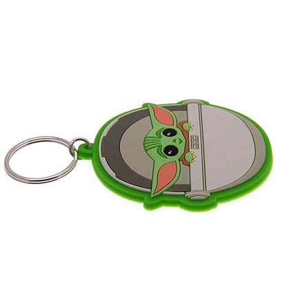 Pyramid Portachiavi Star Wars: The Mandalorian (The Child) - Keychain In Gomma