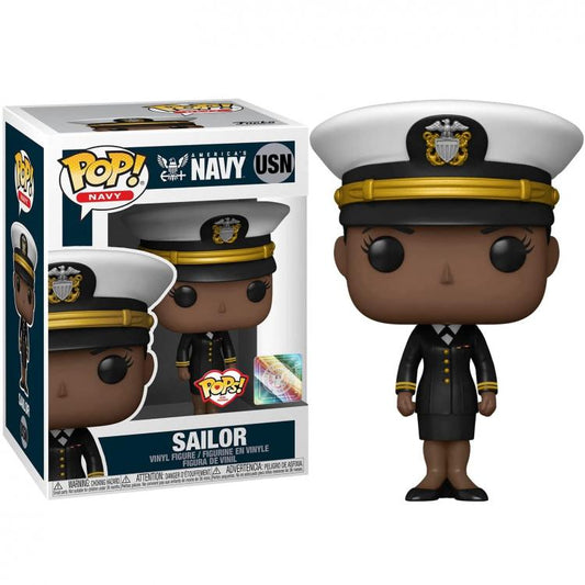 Funko Pop ! America'S Navy (Usn) Sailor Female 1° Capitano Donna Vinyl Figure