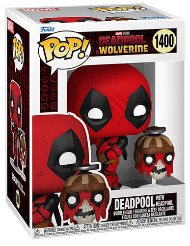 Funko Pop ! Marvel Studios - Deadpool & Wolverine (1400) Deadpool W/Headpool