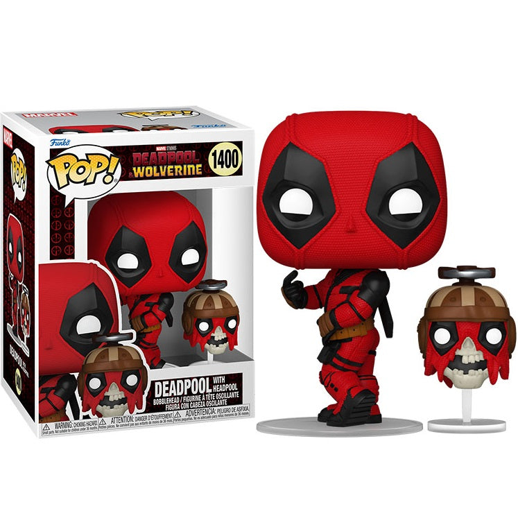 Funko Pop ! Marvel Studios - Deadpool & Wolverine (1400) Deadpool W/Headpool